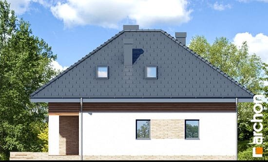 Проект дома Дом в сирени (М) вер.2 - 4 С мансардным этажом дома в Украине