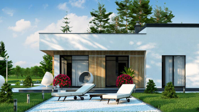 Проект дома Ux35 GL2 - 2 Одноэтажные дома в Украине