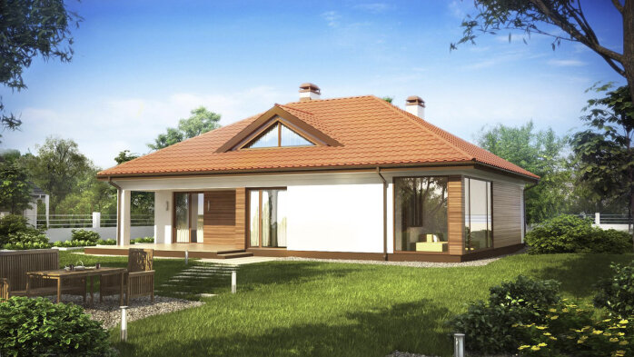 Проєкт будинку U185 el - Одноповерхові дома в Україні