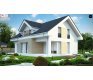Проект дома U160 A GP - 4 С мансардным этажом дома в Украине