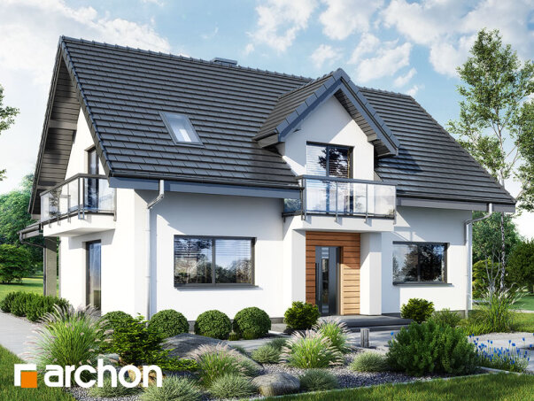 Проект дома Дом в люцерне 11 - 1 С мансардным этажом дома в Украине