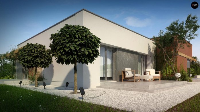 Проєкт будинку Ux101 - Одноповерхові дома в Україні