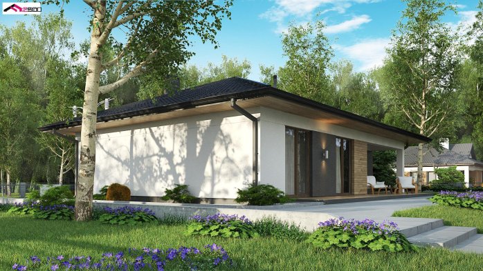Проект дома U368 D S - 6 Одноэтажные дома в Украине