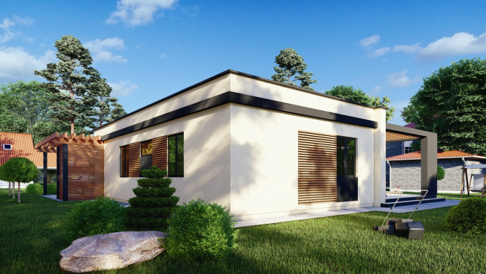 Проект дома DBT 415 - 2 Одноэтажные дома в Украине