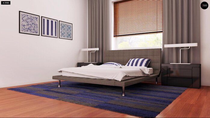 Проект дома U32 - 11 С мансардным этажом дома в Украине