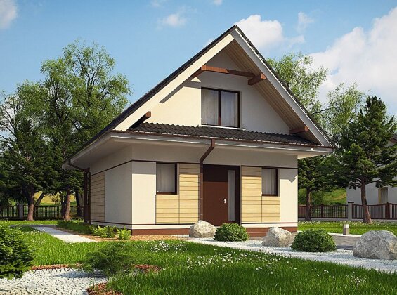 Проект будинку з мансардою Z362