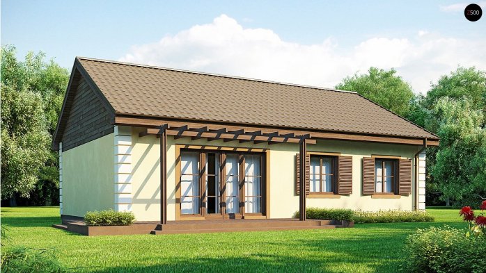 Проєкт будинку U8 - Одноповерхові дома в Україні