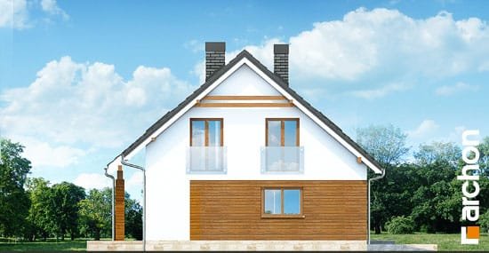 Проект дома Дом в яблонках (Г2) - 5 С мансардным этажом дома в Украине