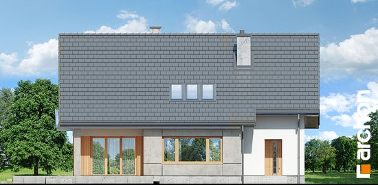 Проект дома Дом в аурорах 5 - 6 С мансардным этажом дома в Украине