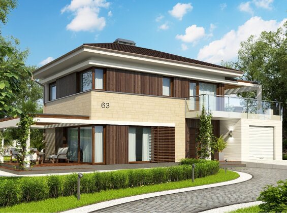 Проект дома Ux63 B