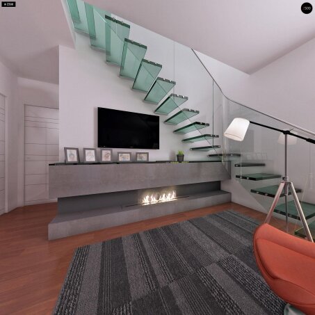 Проект дома U32 - 9 С мансардным этажом дома в Украине