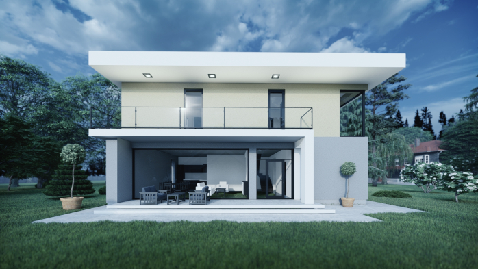 Проєкт будинку DBT 201 - Двоповерхові дома в Україні