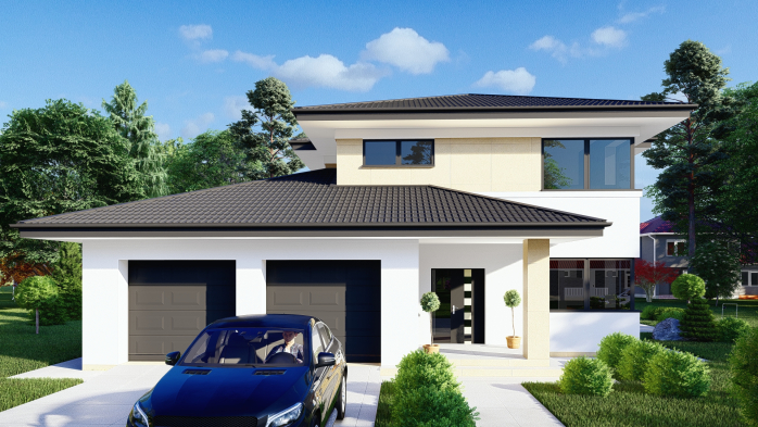 Проект дома DBT 427 - 6 Двухэтажные дома в Украине