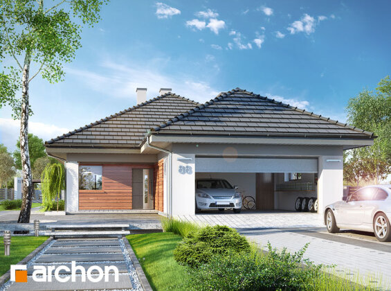 Проект одноповерхового будинку із 4 спальнями 2277