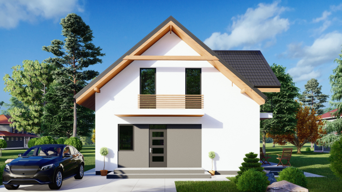 Проект дома DBT 417 - 2 Двухэтажные дома в Украине