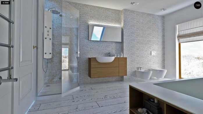 Проект дома U292 - 10 С мансардным этажом дома в Украине