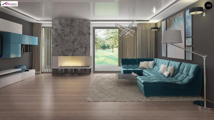 Проєкт будинку Ux107 - Двоповерхові дома в Україні