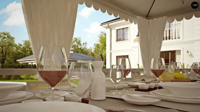 Проєкт будинку Ux113 - Двоповерхові дома в Україні