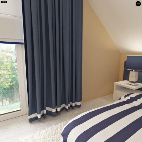 Проєкт будинку U211 GL - З мансардним поверхом дома в Україні