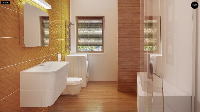 Проєкт будинку U72 - Одноповерхові дома в Україні