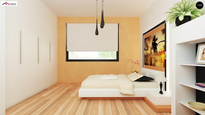 Проєкт будинку U98 L GP - З мансардним поверхом дома в Україні