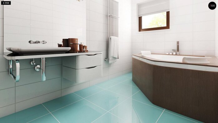 Проект дома U12 P - 15 С мансардным этажом дома в Украине