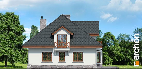 Проект дома Дом в зорьках вер.2 - 6 С мансардным этажом дома в Украине