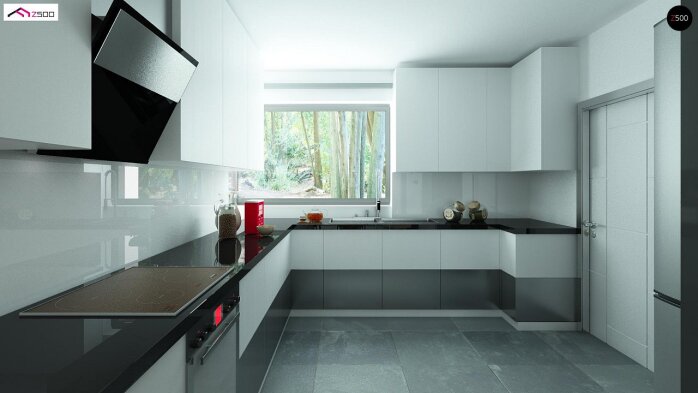 Проект дома U122 - 3 С мансардным этажом дома в Украине