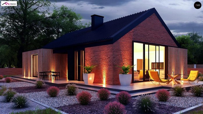 Проект дома U386 - 3 Двухэтажные дома в Украине