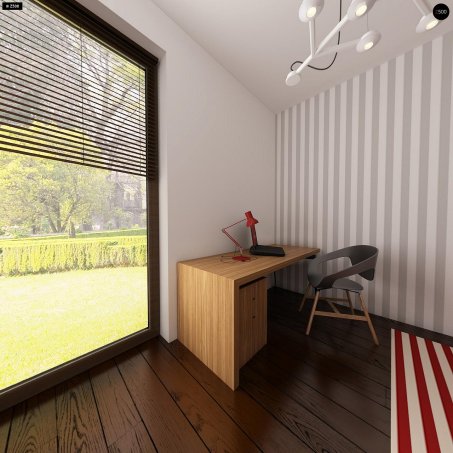 Проект дома U261 v1 - 20 С мансардным этажом дома в Украине