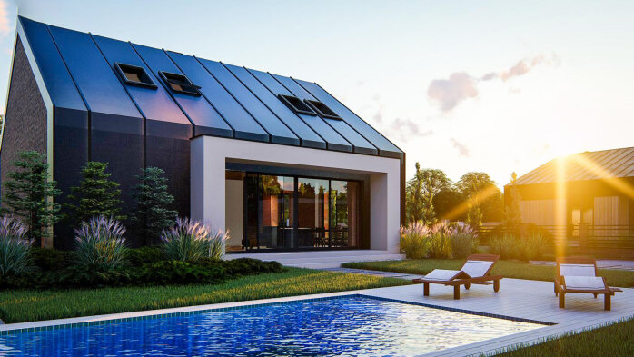 Проєкт будинку U416 - З мансардним поверхом дома в Україні