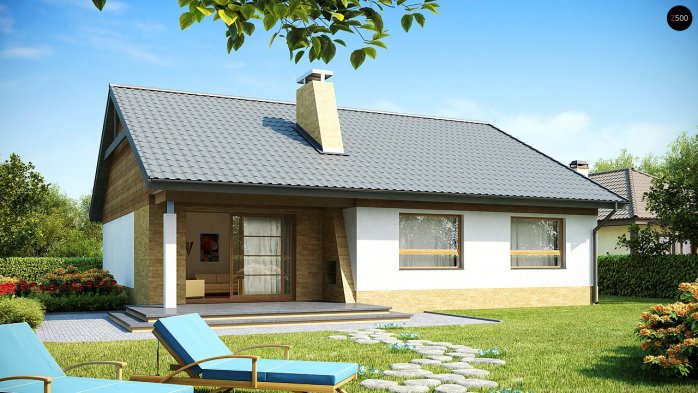 Проєкт будинку U41 - Одноповерхові дома в Україні