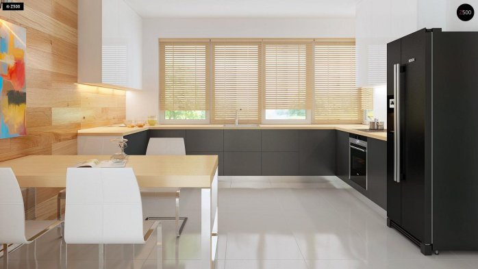 Проєкт будинку Ux114 - Двоповерхові дома в Україні