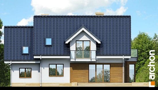 Проект дома Дом в рододендронах 6 (A) вер.2 - 6 С мансардным этажом дома в Украине