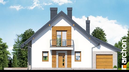 Проєкт будинку Будинок в рододендронах 4 (H) - З мансардним поверхом дома в Україні