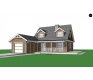 Проєкт будинку U39 B GF lk - З мансардним поверхом дома в Україні