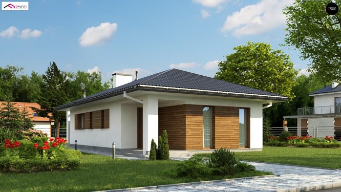 Проєкт будинку U355 - Одноповерхові дома в Україні