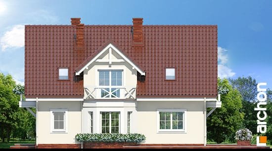 Проект дома Дом под калиной вер.2 - 4 С мансардным этажом дома в Украине