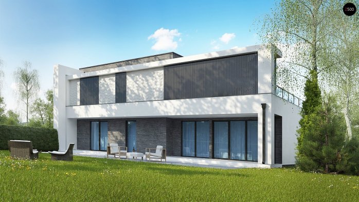 Проєкт будинку Ub16 - Двоповерхові дома в Україні