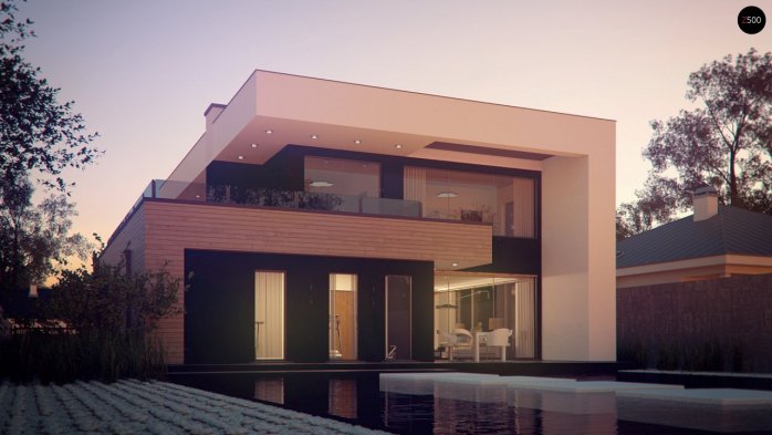 Проєкт будинку Ux123 - Двоповерхові дома в Україні