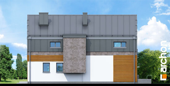 Проект дома Дом под ивой - 4 С мансардным этажом дома в Украине