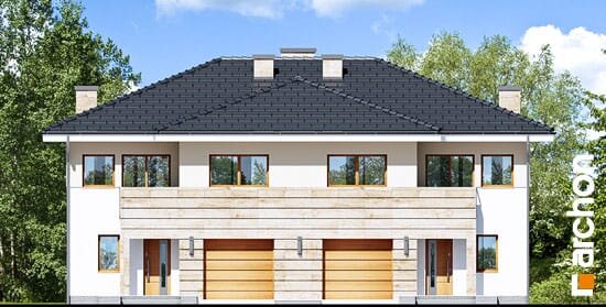 Проект дома Вилла Юлия 4 - 3 Двухэтажные дома в Украине