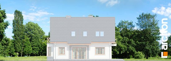 Проект дома Дом под фисташковым деревом 2(Б) вер.2 - 4 С мансардным этажом дома в Украине