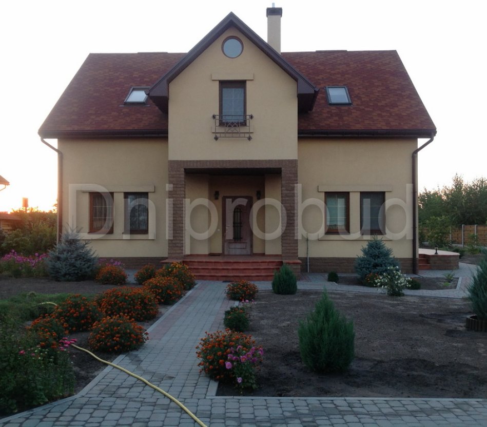 Мансардний будинок для двох поколінь в с. Обухівка (Мустанг)