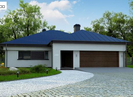 Проєкт будинку U200 L + 100