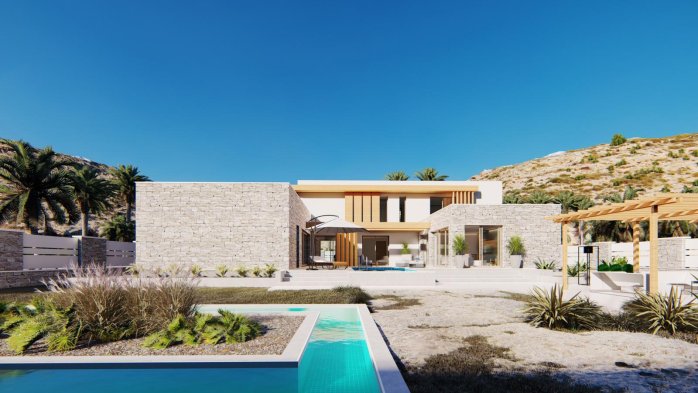 Проект дома Ux218 v1 - 8 Двухэтажные дома в Украине