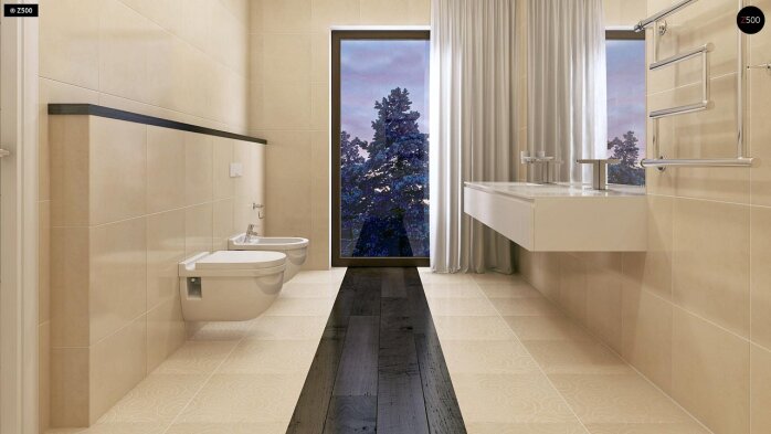 Проект дома Ux45 - 35 Двухэтажные дома в Украине