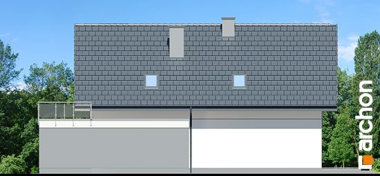 Проект дома Дом в купене 2 (Г2) - 4 С мансардным этажом дома в Украине