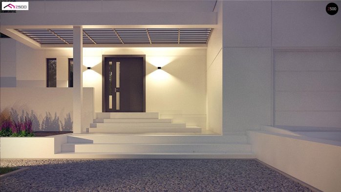 Проєкт будинку Ux140 - Двоповерхові дома в Україні