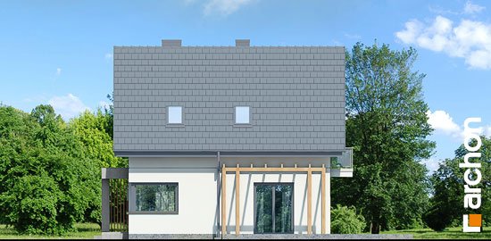 Проєкт будинку Будинок в олеандрах вер.2 - З мансардним поверхом дома в Україні